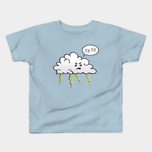 Angry Cloud Kids T-Shirt